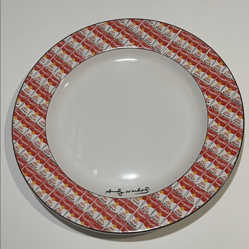 Andy Warhol Cambell’s Soup Plate